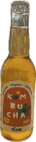 Kombucha Bio pêche - MAMA KOMBUCHA